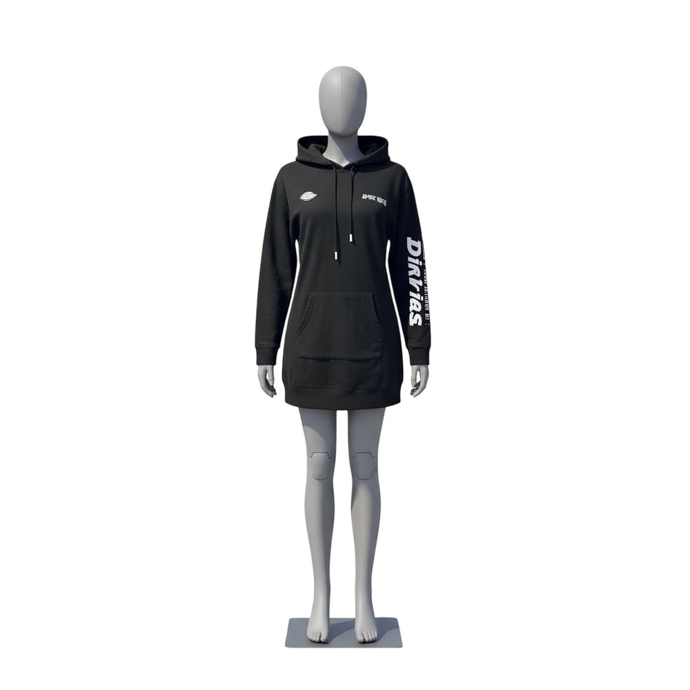 Dickies Long Sleeve Hoodie Dress